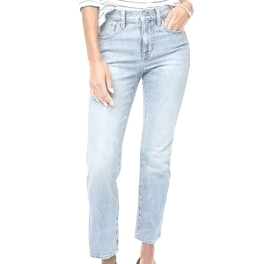 I crew point sur mom jeans size 27 light  wash